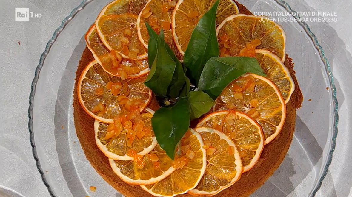 chiffon cake all'arancia di Francesca Marsetti