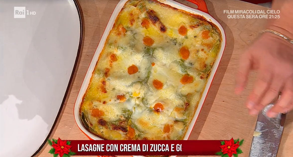 lasagne con crema di zucca e gorgonzola di Daniele Persegani