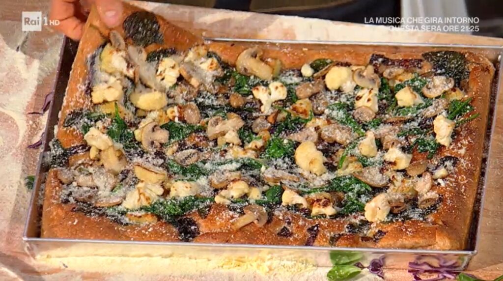 “É sempre mezzogiorno”: pizza dell’orto di Fulvio Marino