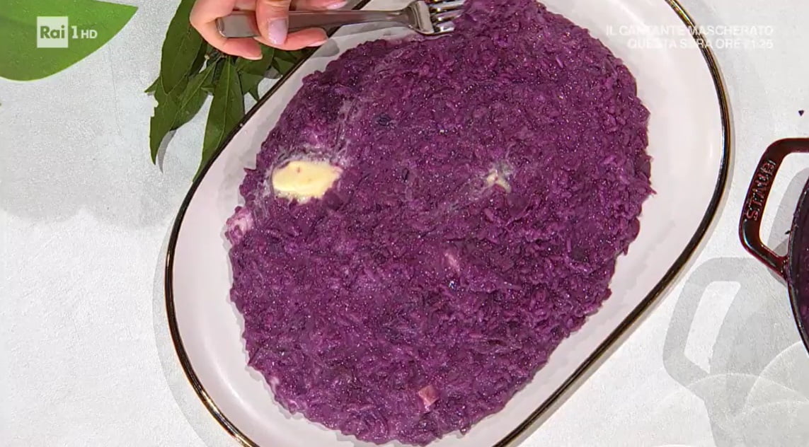 risotto cappuccio viola e bonarda di Sergio Barzetti