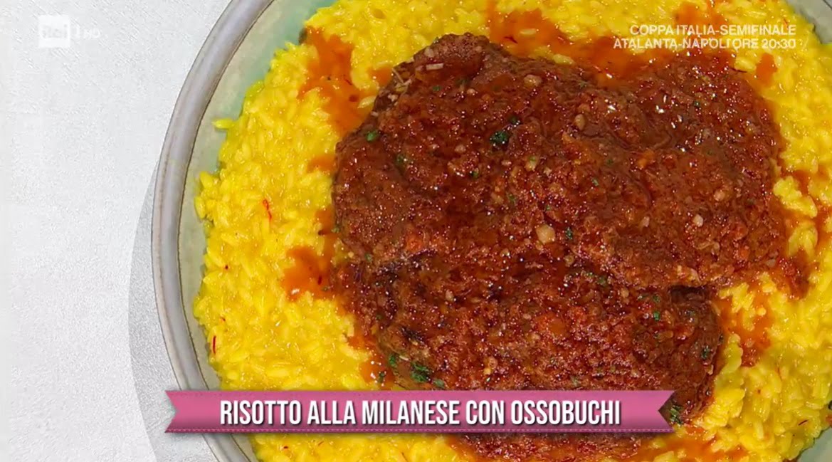 risotto alla milanese con ossobuchi di Sergio Barzetti