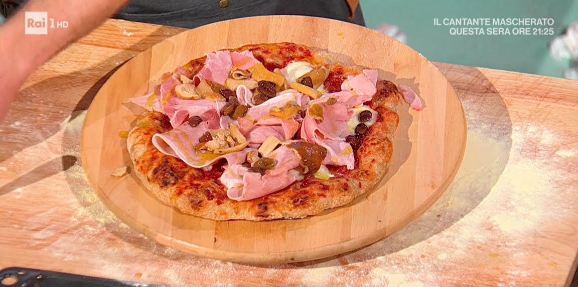 pizza tonda di farro di Fulvio Marino