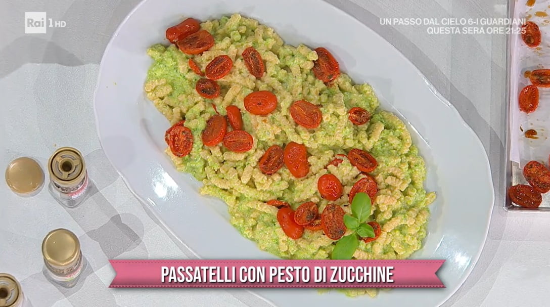 passatelli con pesto di zucchine di zia Cri