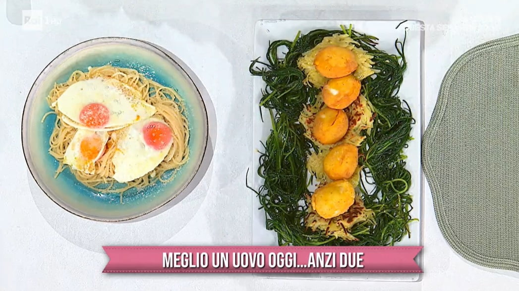 uova alla monachina e spaghetti del poverello di Mauro e Mattia Improta