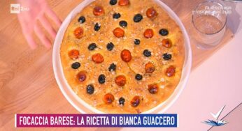 “Detto Fatto”: focaccia barese di Bianca Guaccero