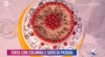 “Detto Fatto”: torta con colomba ed uova di Pasqua di Giustina