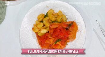 “É sempre mezzogiorno”: pollo ai peperoni con patate novelle di Gian Piero Fava