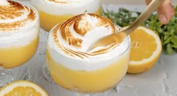 Bicchierini di crema al limone: la ricetta del dessert delizioso e scenografico