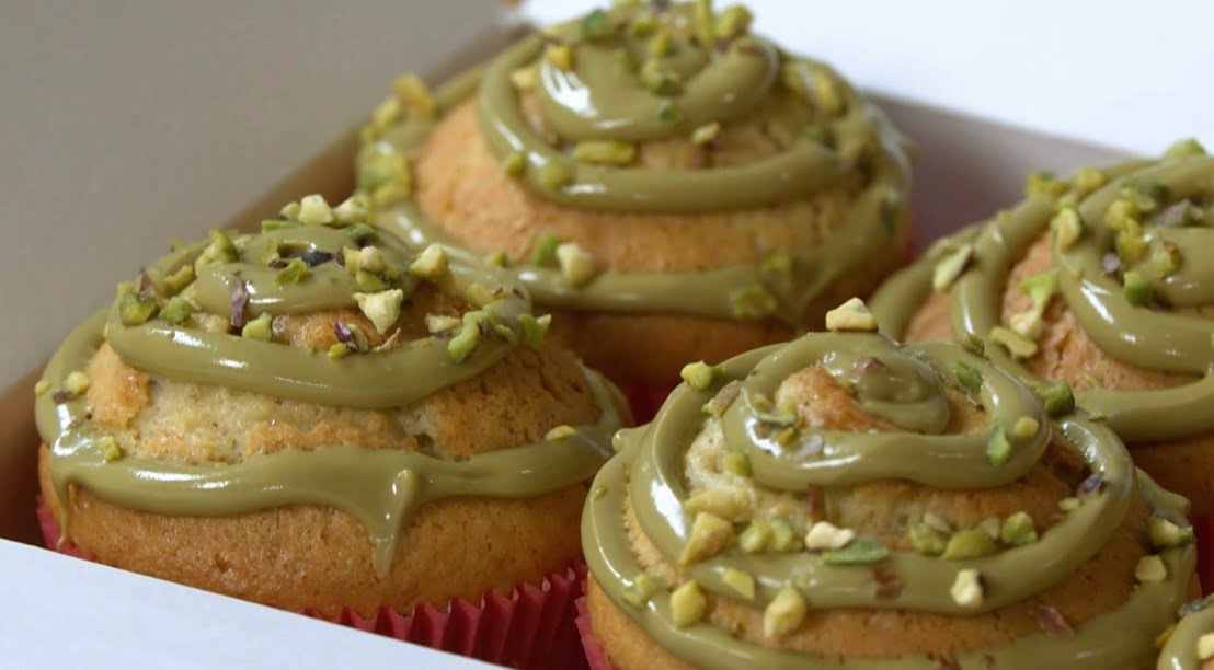 muffin al pistacchio