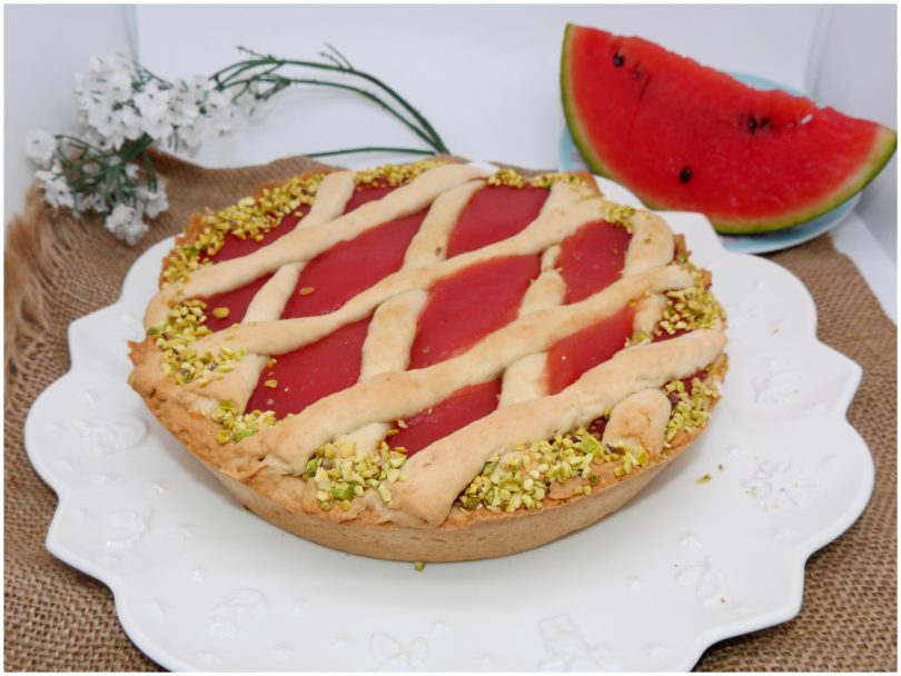 Crostata al gelo di anguria