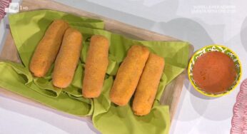 “É sempre mezzogiorno”: crocchettoni di patate ripieni di Antonella Ricci