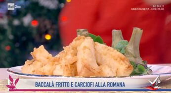 “Detto Fatto”: baccalà fritto e carciofi alla romana di Ruben Bondì