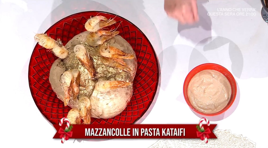 mazzancolle in pasta kataifi di zia Cri