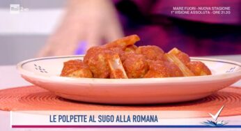 “Detto Fatto”: polpette al sugo alla romana di Ruben Bondì