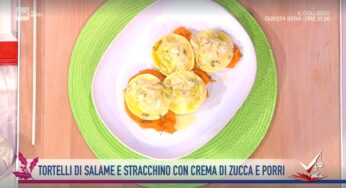 “Detto Fatto”: tortelli di salame e tagliatelle al ragù di salame di Mattia Poggi