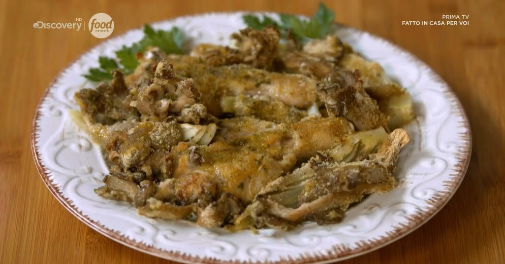 fusi di pollo al forno