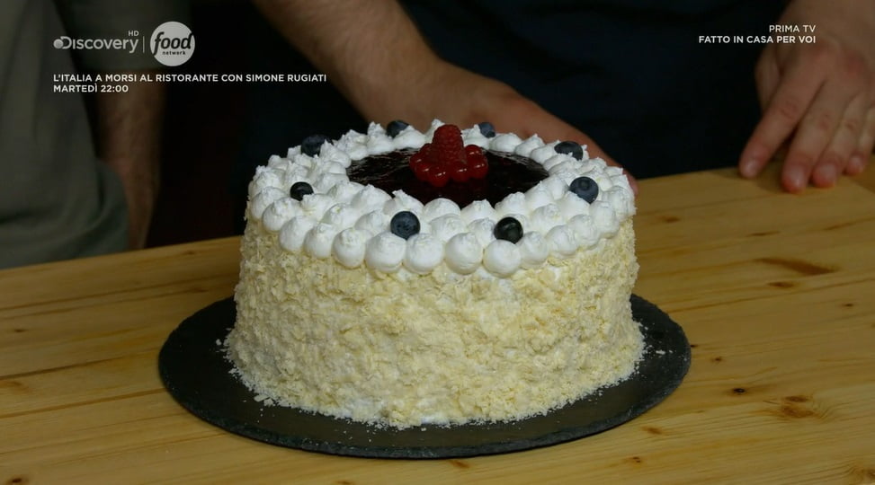 torta foresta bianca di Benedetta Rossi