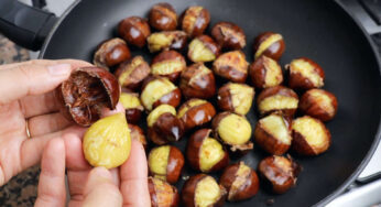 Scopri il trucco per cuocere le castagne in 10 minuti e sbucciarle in un lampo!