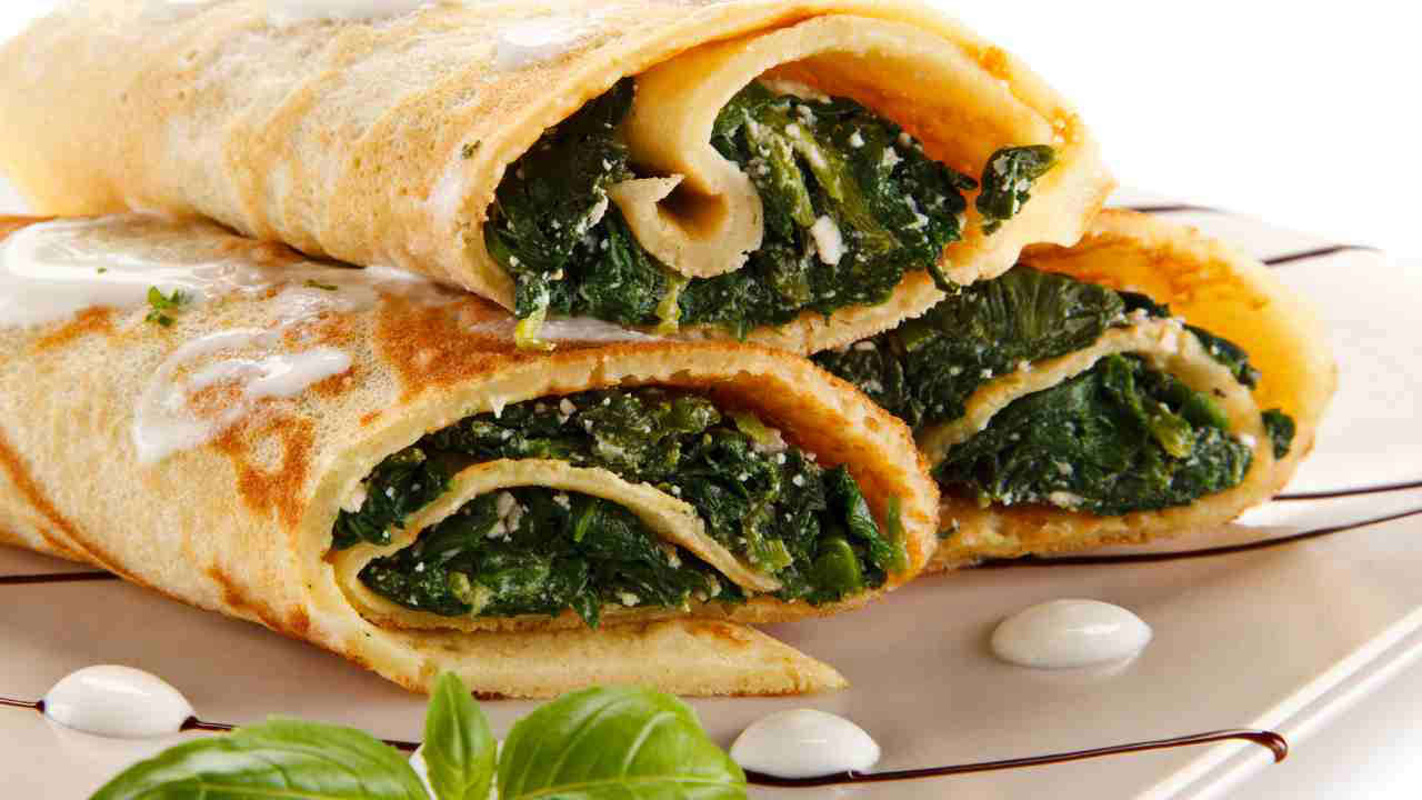 Crepes farcite agli spinaci: un trucco irresistibile per conquistare i bambini!