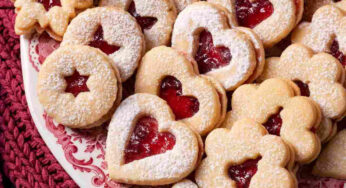 Biscotti Linzer: il profumo e il sapore rustico che rendono magica la colazione di Natale!