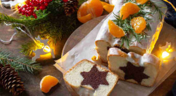 Plumcake stellato: un dolce sorprendente con due impasti per stupire al cenone di Capodanno!