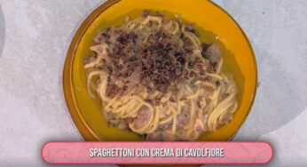 É sempre mezzogiorno: 21 gennaio 2025 – Spaghettoni con crema di cavolfiore di Federico Fusca